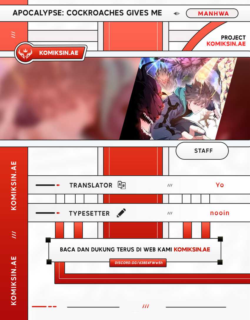 Baca Komik Apocalypse: Cockroaches Gives Me Buff Chapter 14 Gambar 1