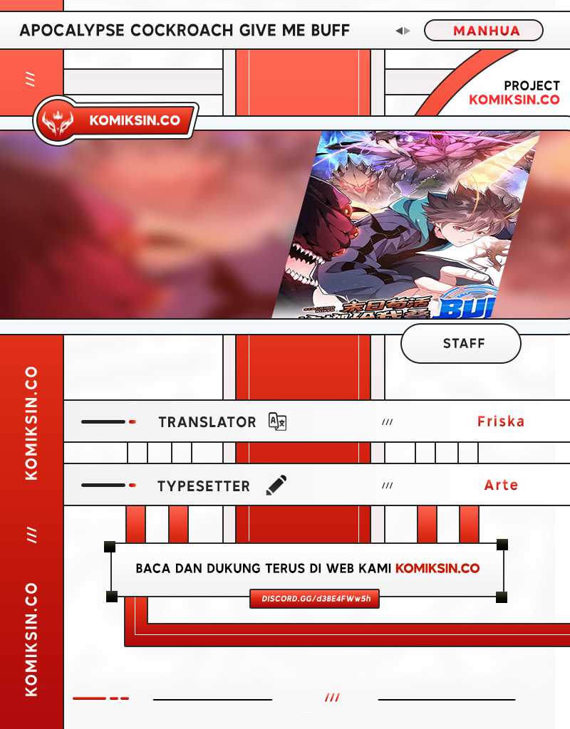 Baca Komik Apocalypse: Cockroaches Gives Me Buff Chapter 19 Gambar 1