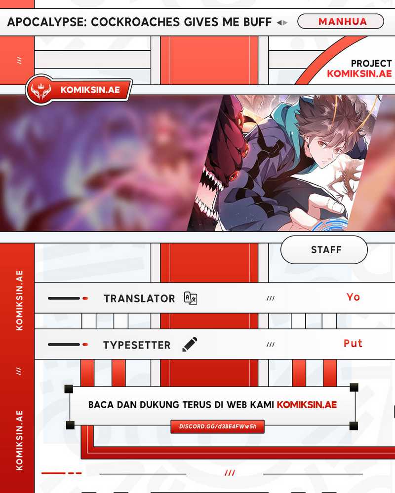 Baca Komik Apocalypse: Cockroaches Gives Me Buff Chapter 26 Gambar 1