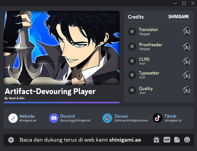 Baca Komik Artifact-Devouring Player Chapter 19 Gambar 1