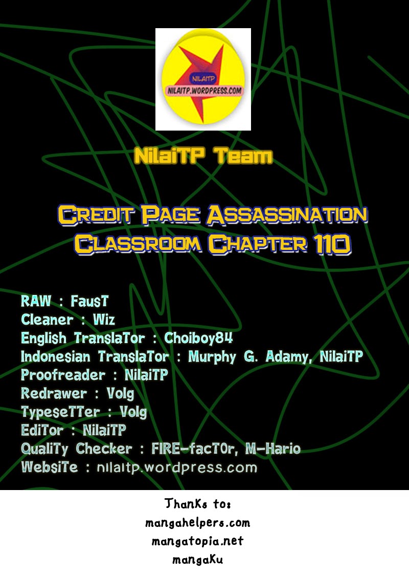 Baca Komik Assassination Classroom Chapter 110 Gambar 1
