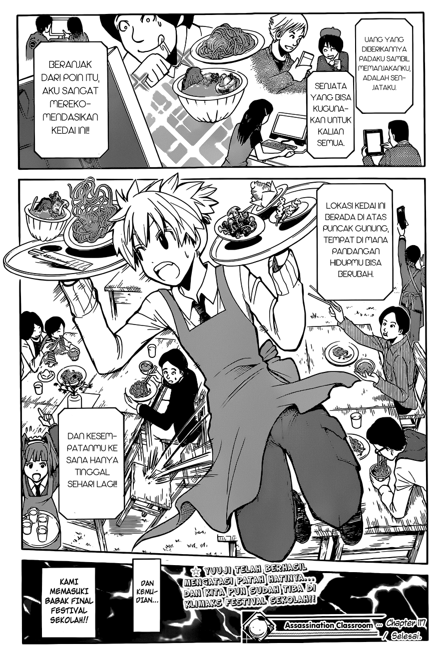 Assassination Classroom Chapter 117 Gambar 20
