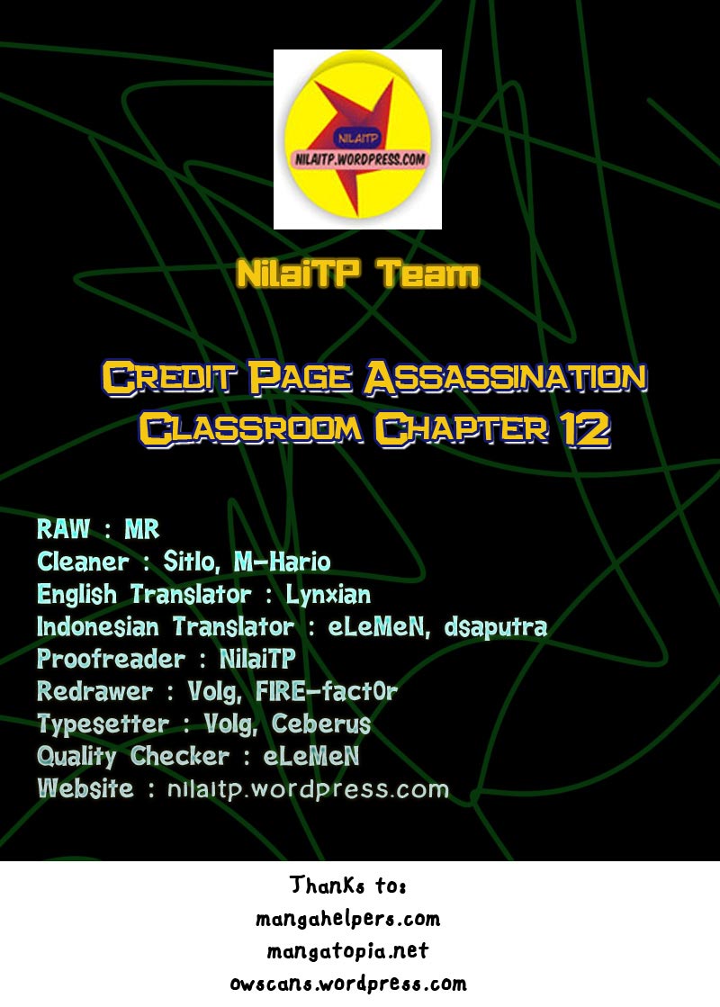 Baca Komik Assassination Classroom Chapter 12 Gambar 1