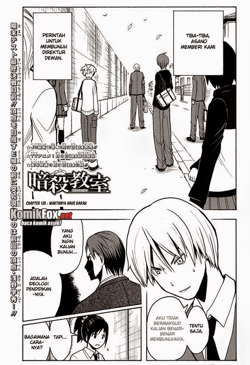 Baca Komik Assassination Classroom Chapter 120 Gambar 1