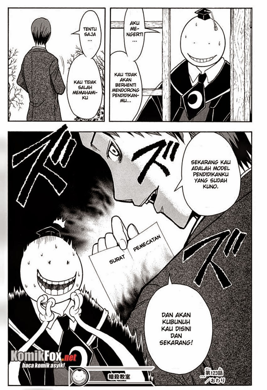 Assassination Classroom Chapter 123 Gambar 19