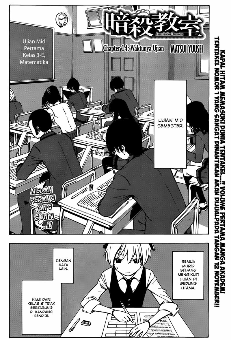 Assassination Classroom Chapter 14 Gambar 3