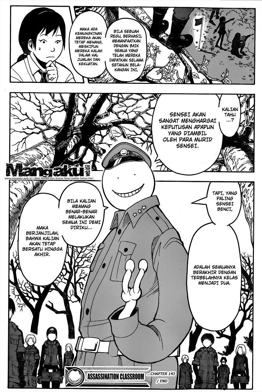 Assassination Classroom Chapter 143 Gambar 19