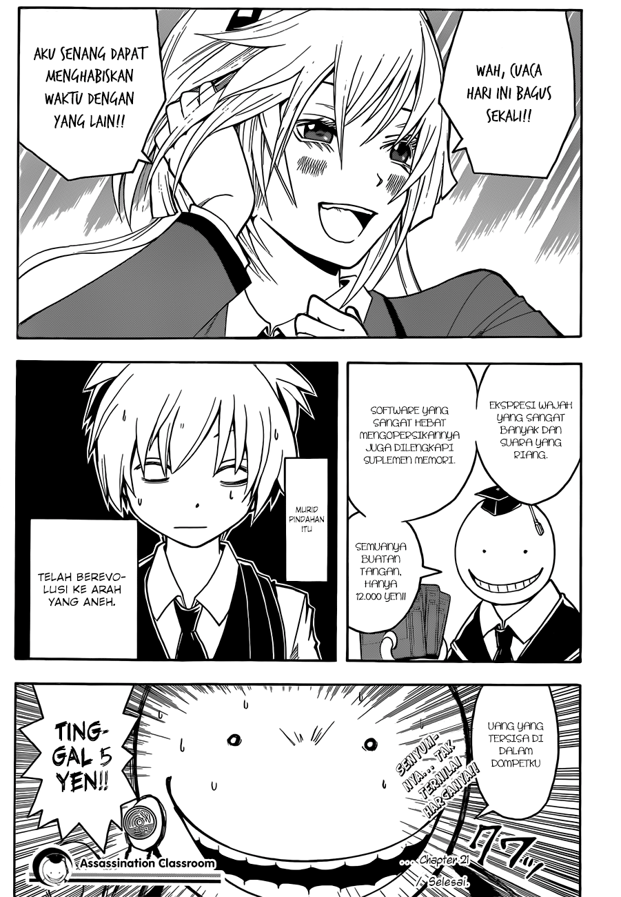 Assassination Classroom Chapter 21 Gambar 20