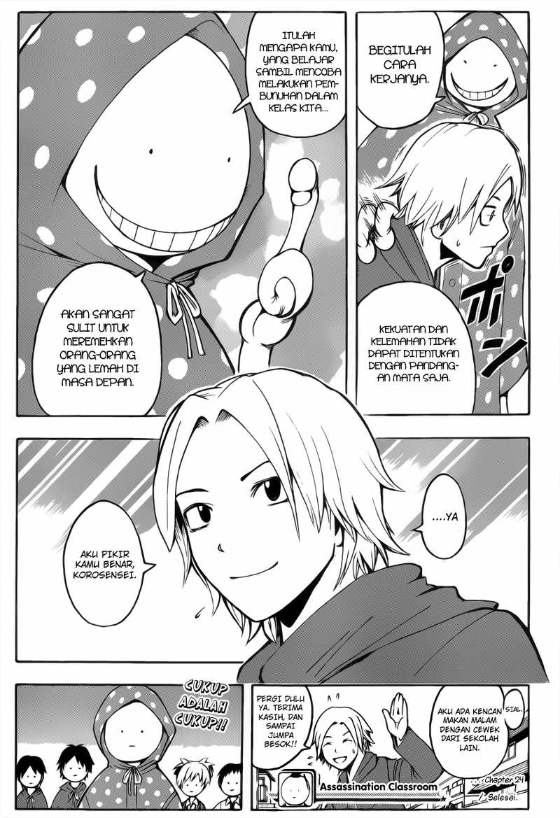 Assassination Classroom Chapter 24 Gambar 20