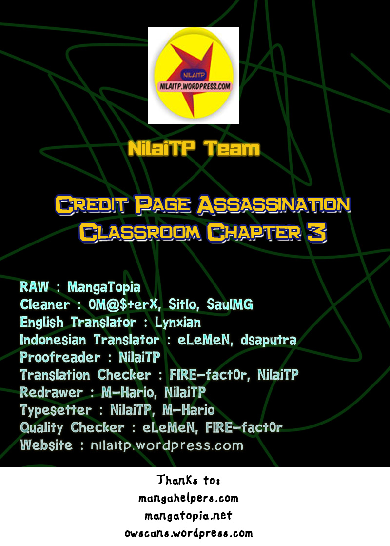Baca Komik Assassination Classroom Chapter 3 Gambar 1