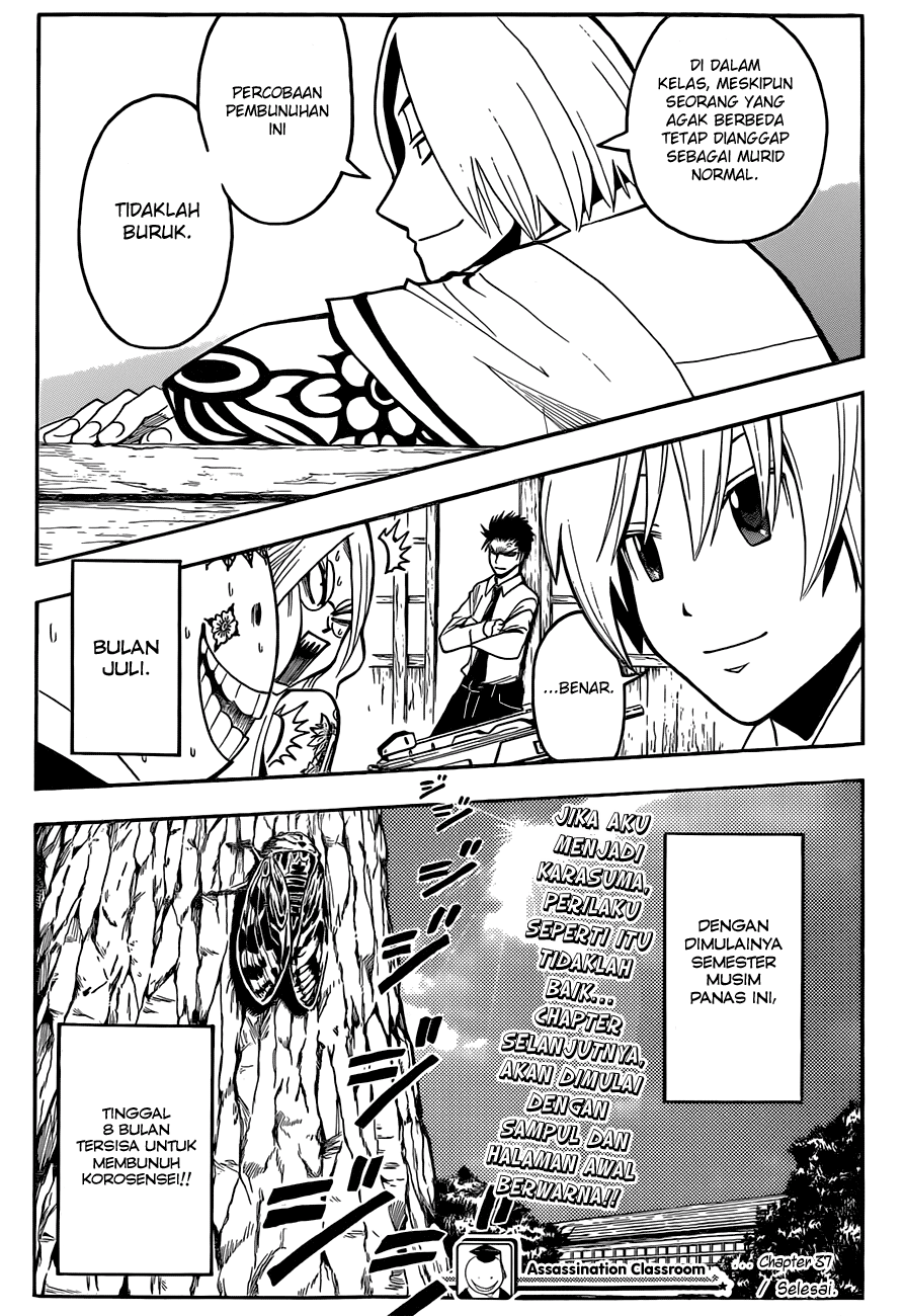 Assassination Classroom Chapter 37 Gambar 20