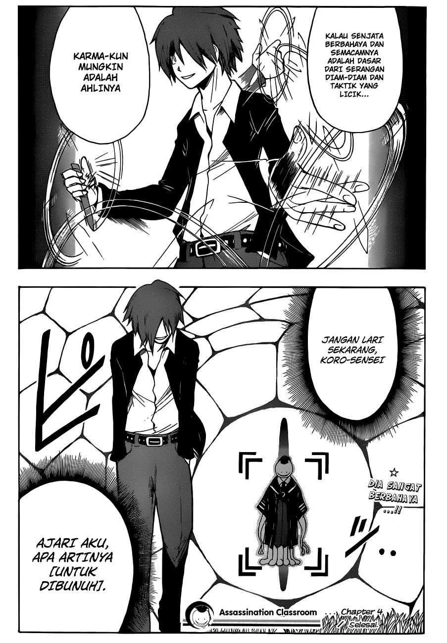 Assassination Classroom Chapter 4 Gambar 20