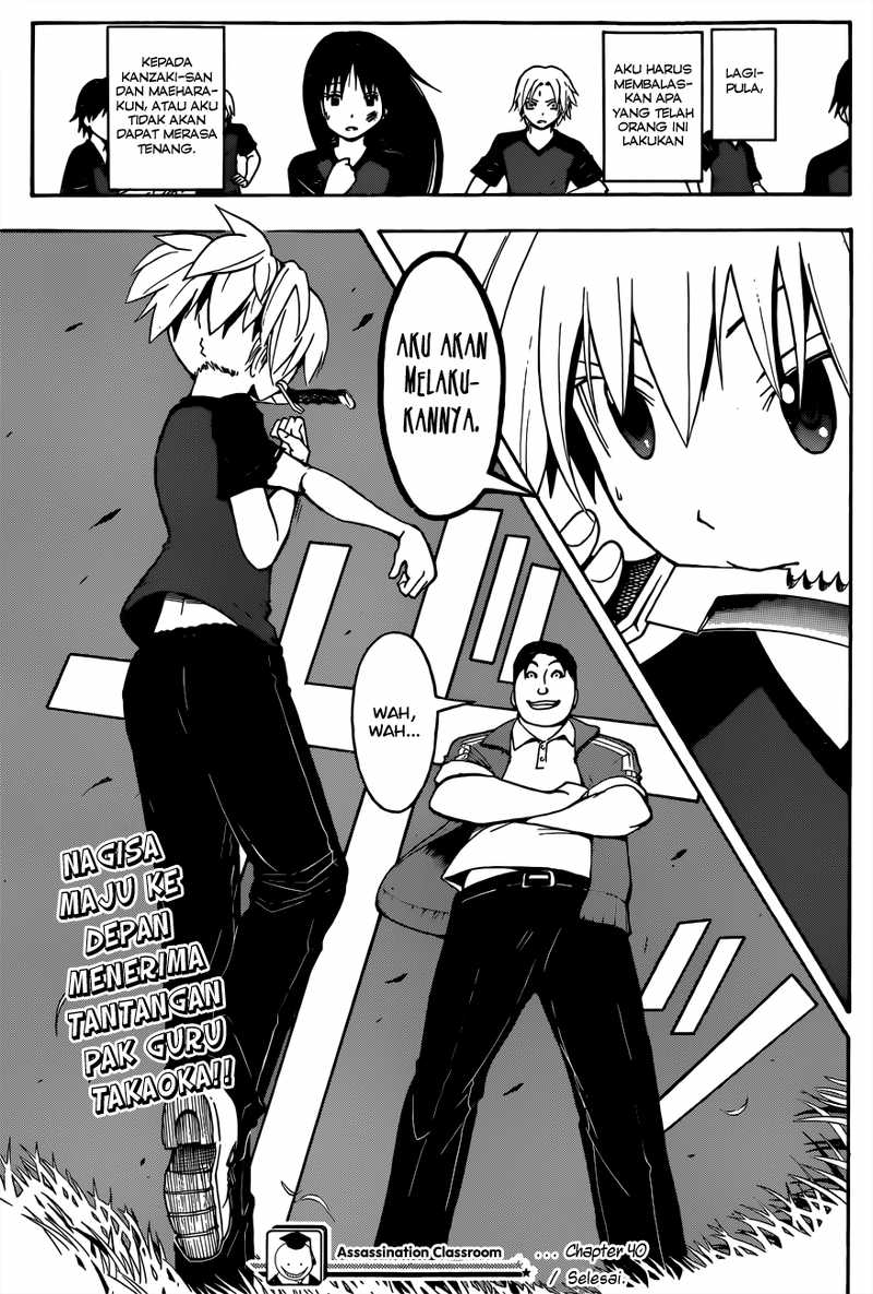 Assassination Classroom Chapter 40 Gambar 20
