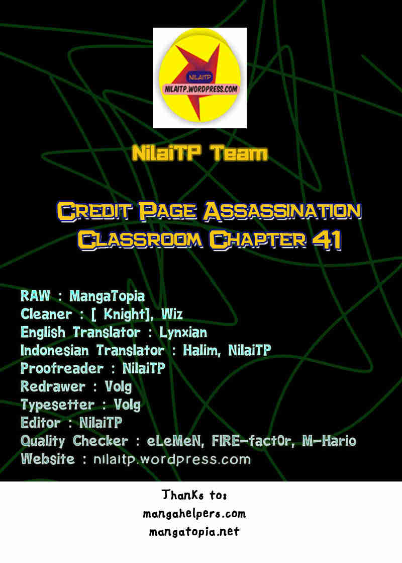 Baca Komik Assassination Classroom Chapter 41 Gambar 1