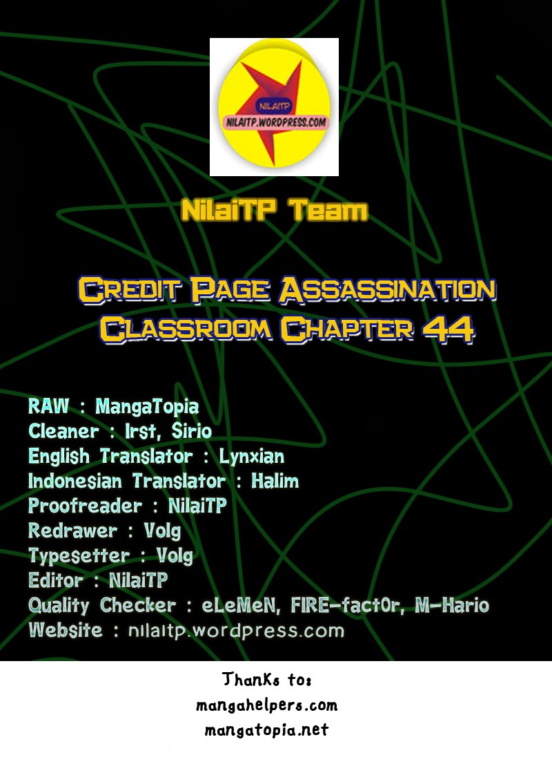 Baca Komik Assassination Classroom Chapter 44 Gambar 1