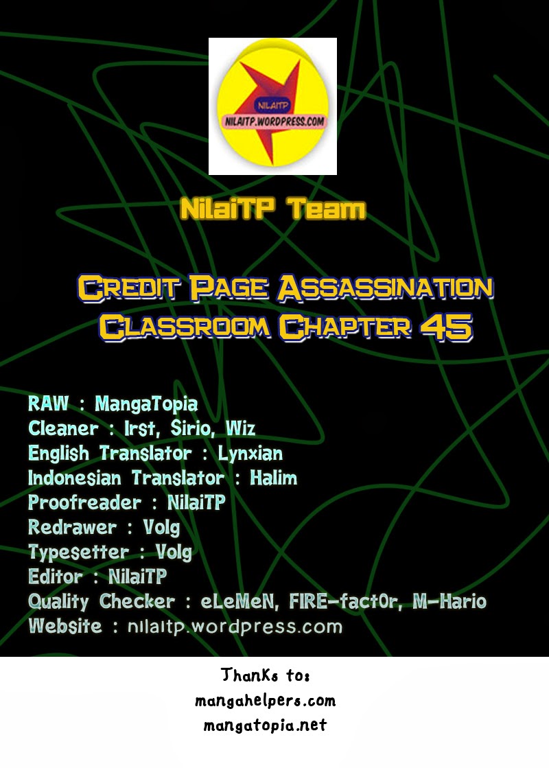 Baca Komik Assassination Classroom Chapter 45 Gambar 1