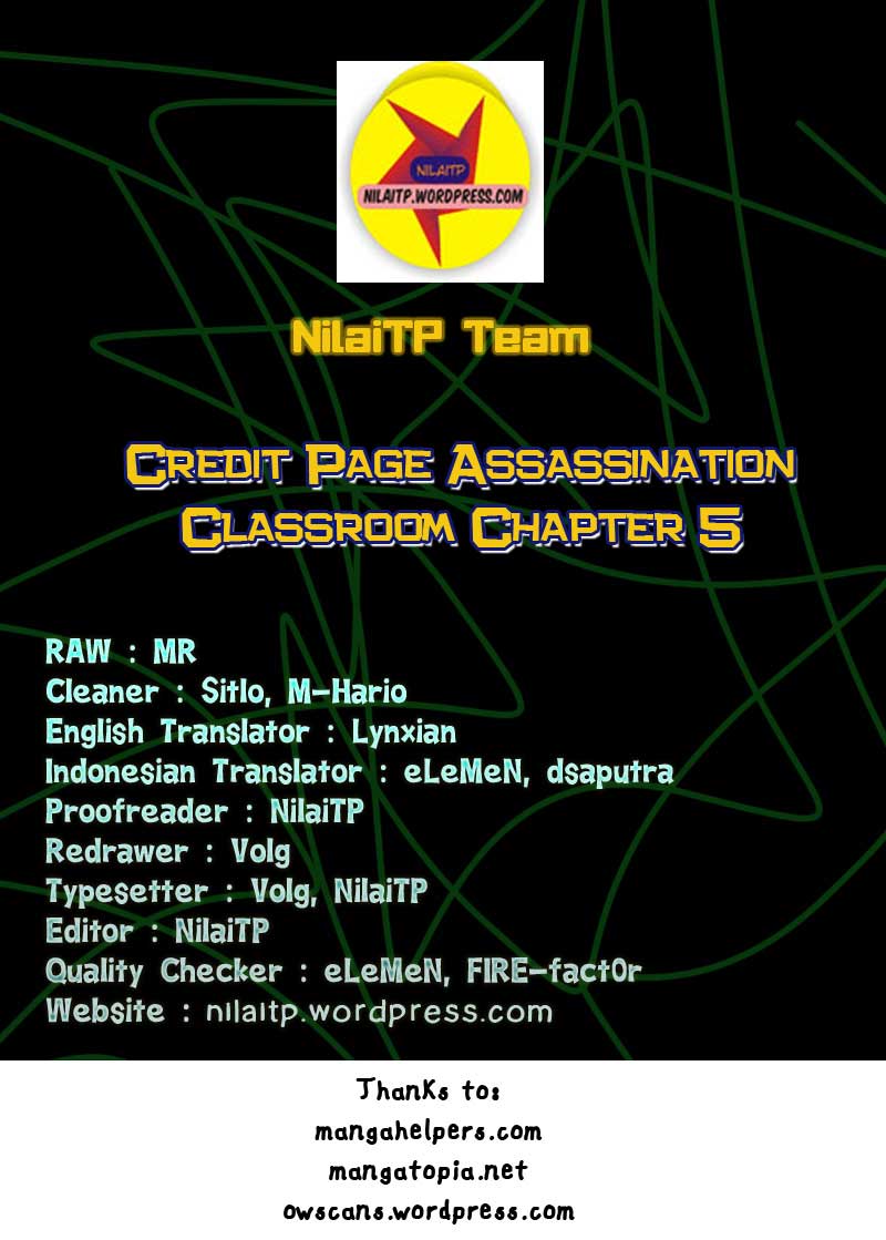 Baca Komik Assassination Classroom Chapter 5 Gambar 1