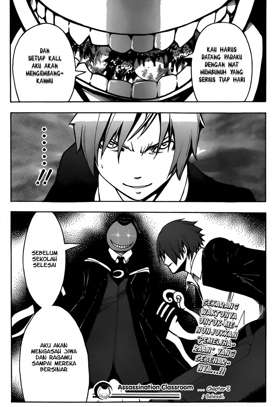 Assassination Classroom Chapter 5 Gambar 22