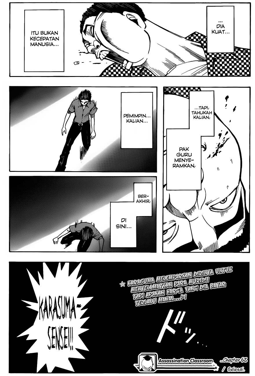 Assassination Classroom Chapter 63 Gambar 20