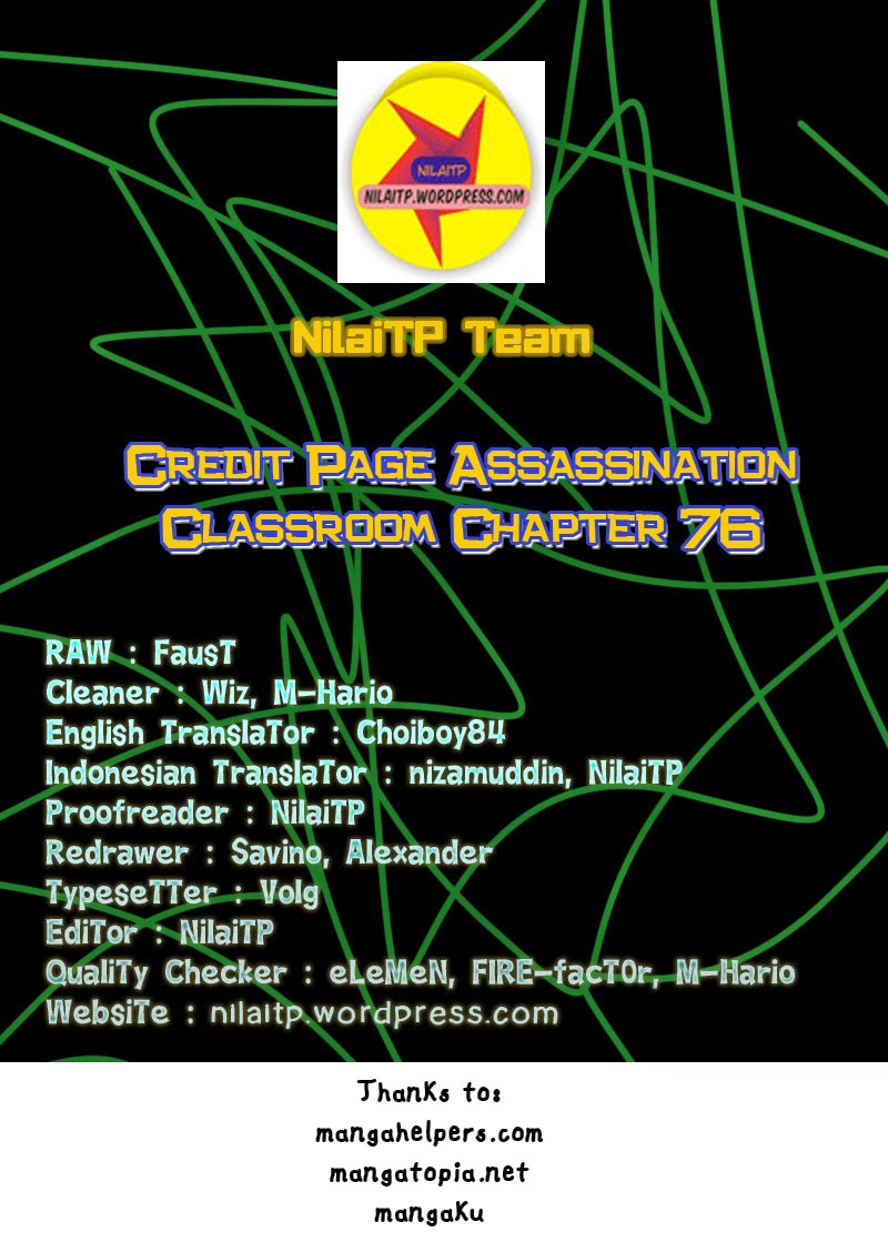 Baca Komik Assassination Classroom Chapter 76 Gambar 1