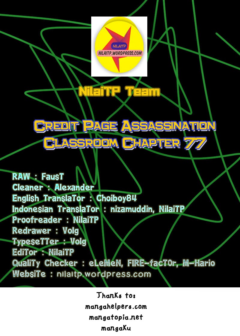 Baca Komik Assassination Classroom Chapter 77 Gambar 1