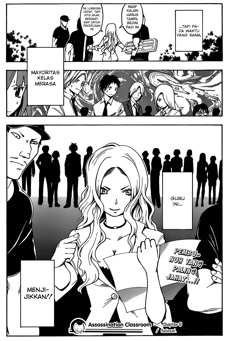 Assassination Classroom Chapter 8 Gambar 20