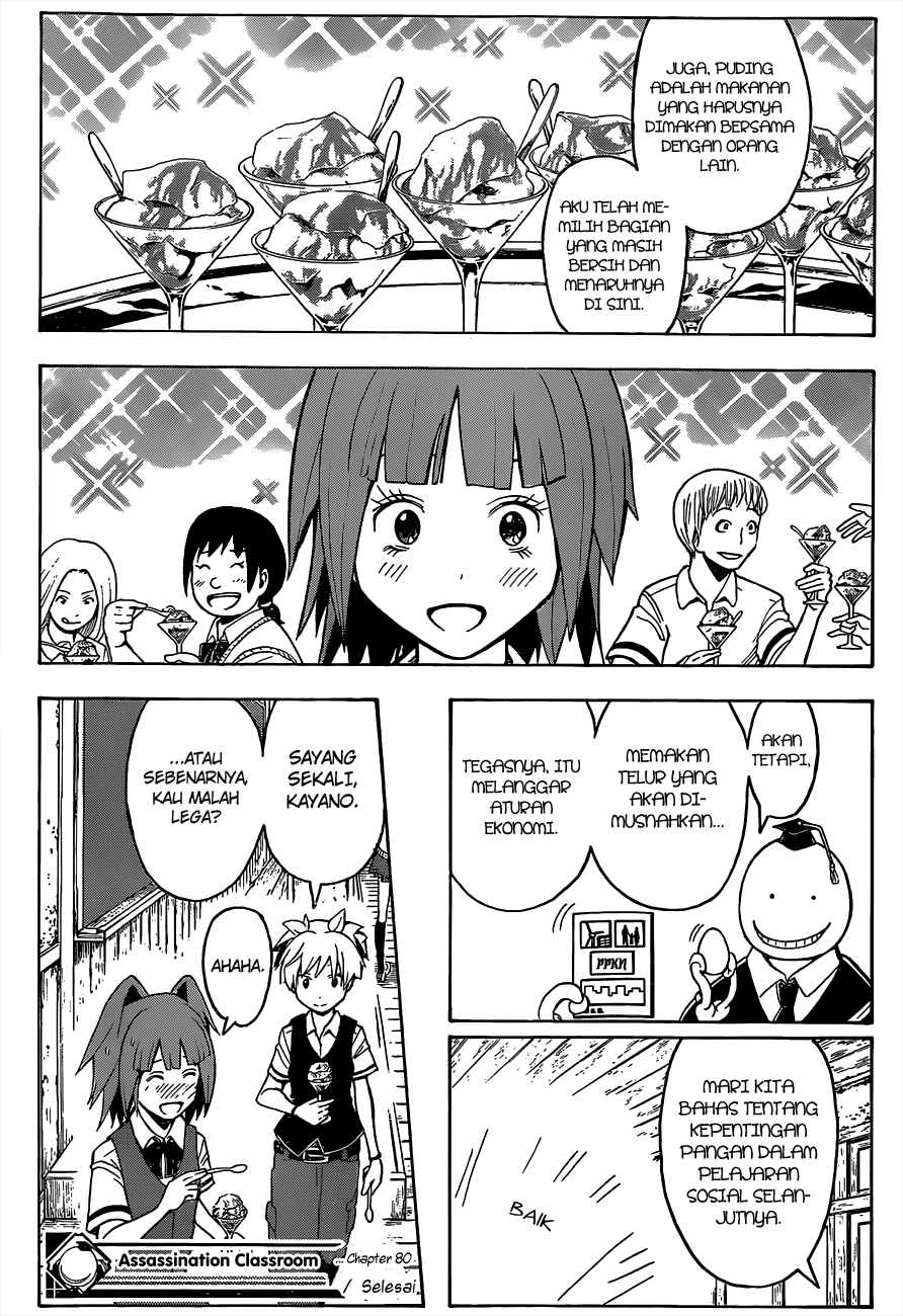 Assassination Classroom Chapter 80 Gambar 19