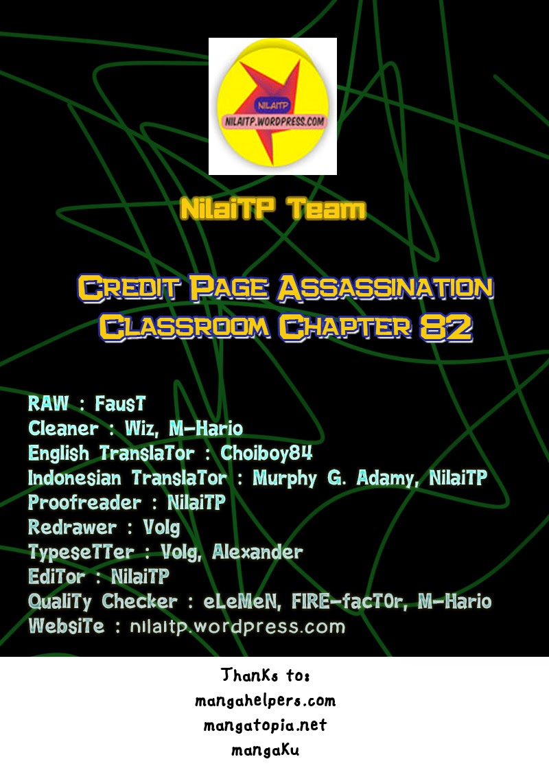 Baca Komik Assassination Classroom Chapter 82 Gambar 1