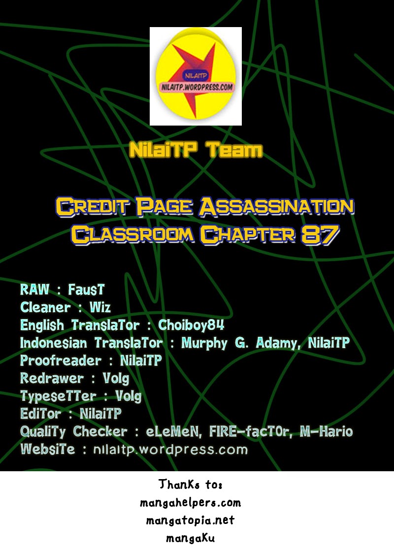 Baca Komik Assassination Classroom Chapter 87 Gambar 1