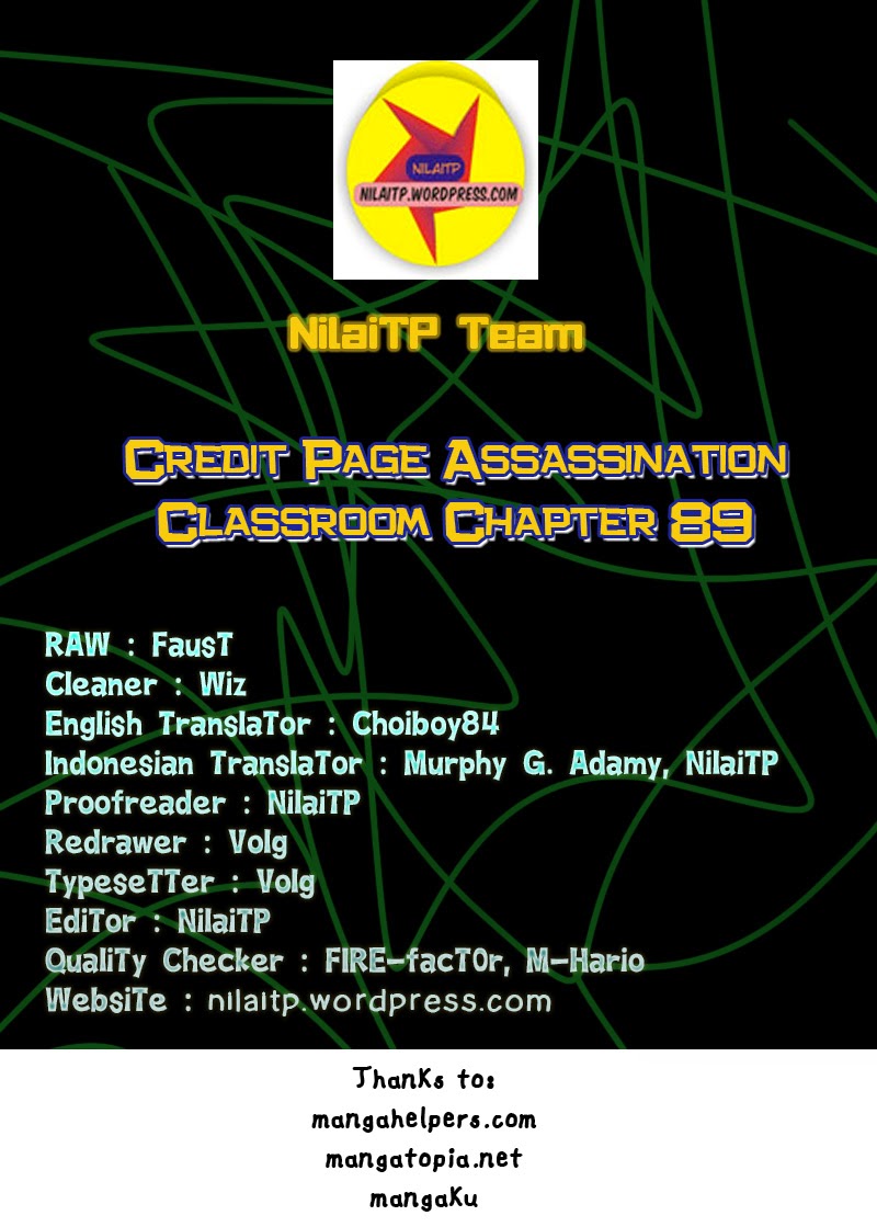 Baca Komik Assassination Classroom Chapter 89 Gambar 1