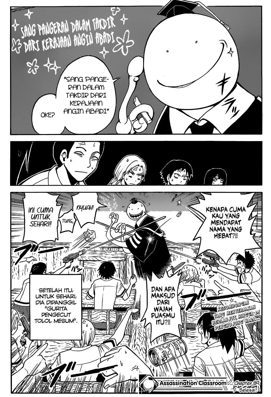 Assassination Classroom Chapter 89 Gambar 20