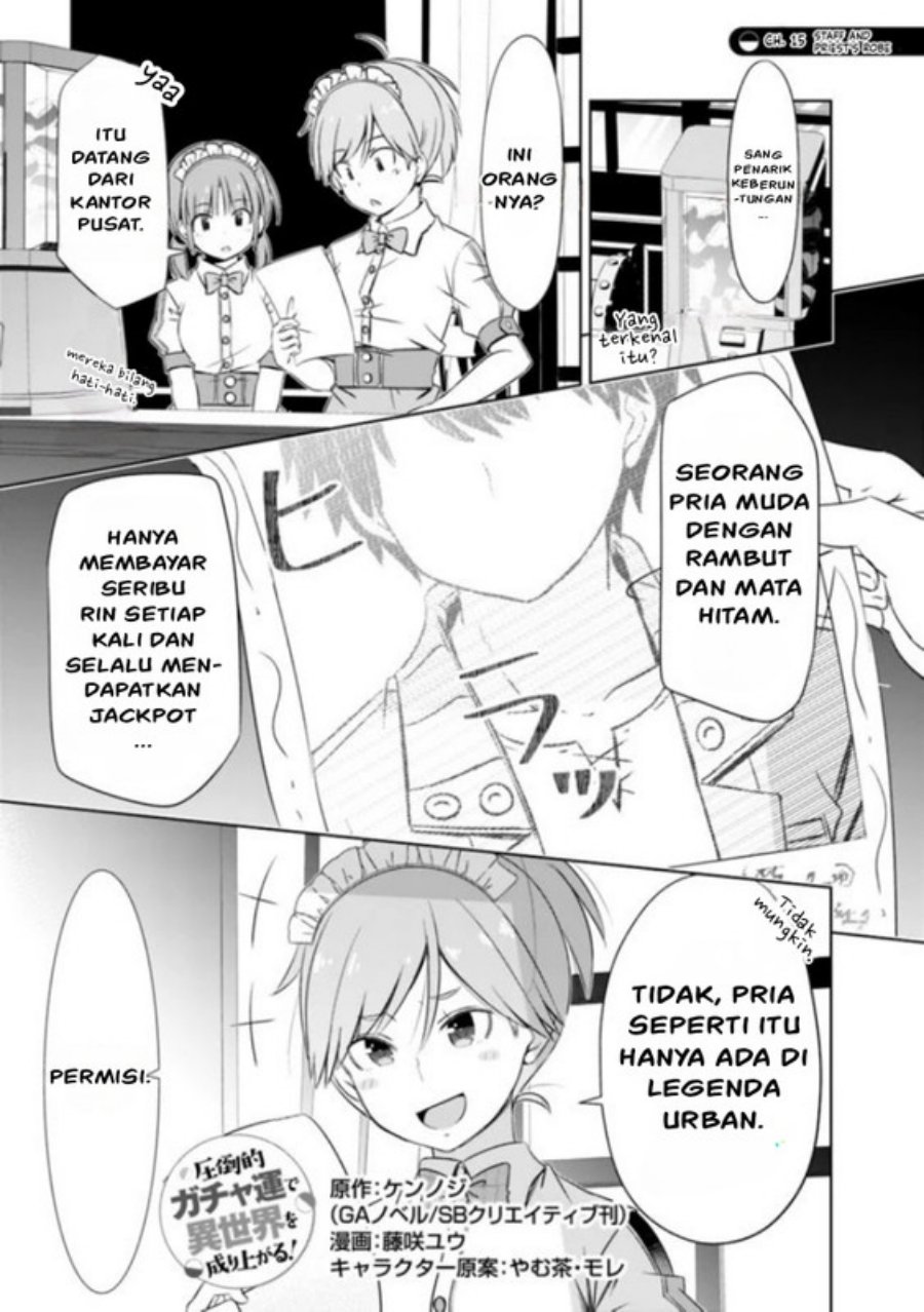 Baca  Attouteki Gacha Un De Isekai O Nariagaru! Chapter 15 Gambar 2