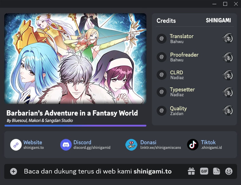 Baca Komik Barbarian’s Adventure In A Fantasy World Chapter 23 Gambar 1