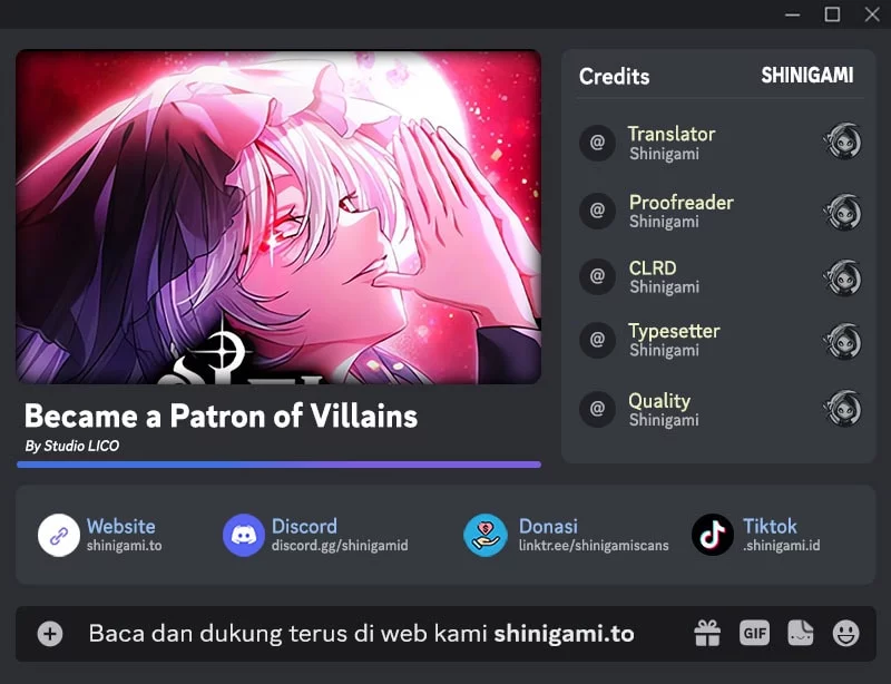 Baca Komik Became The Patron Of Villains Chapter 1 Gambar 1