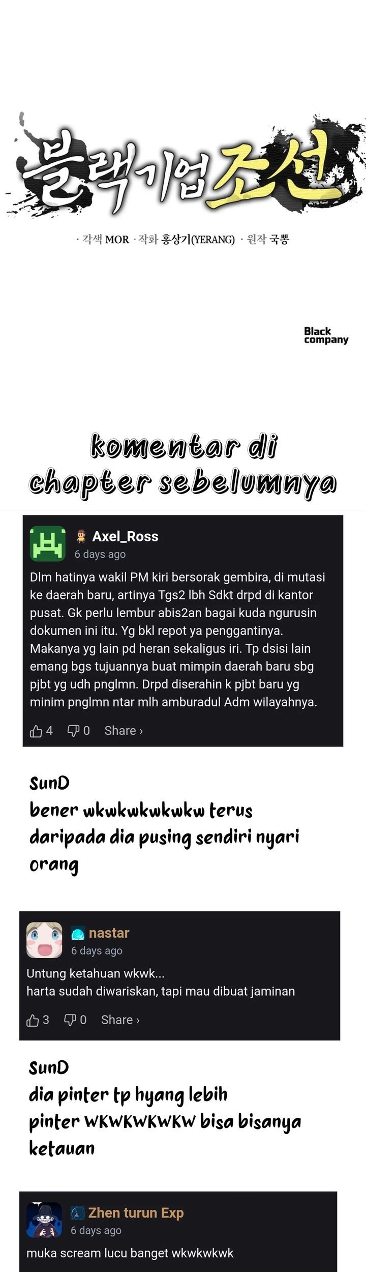 Black Corporation: Joseon Chapter 112 Gambar 103