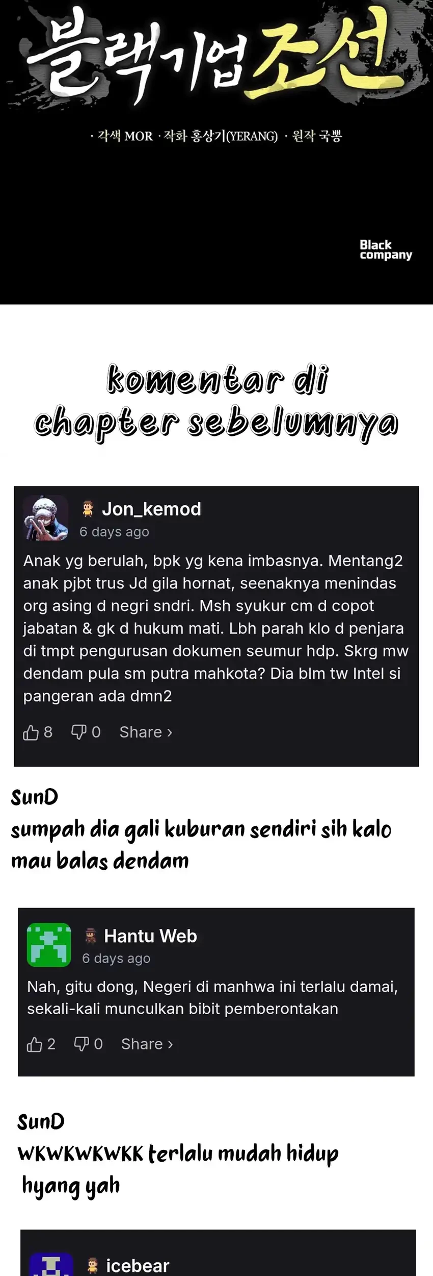 Black Corporation: Joseon Chapter 114 Gambar 99