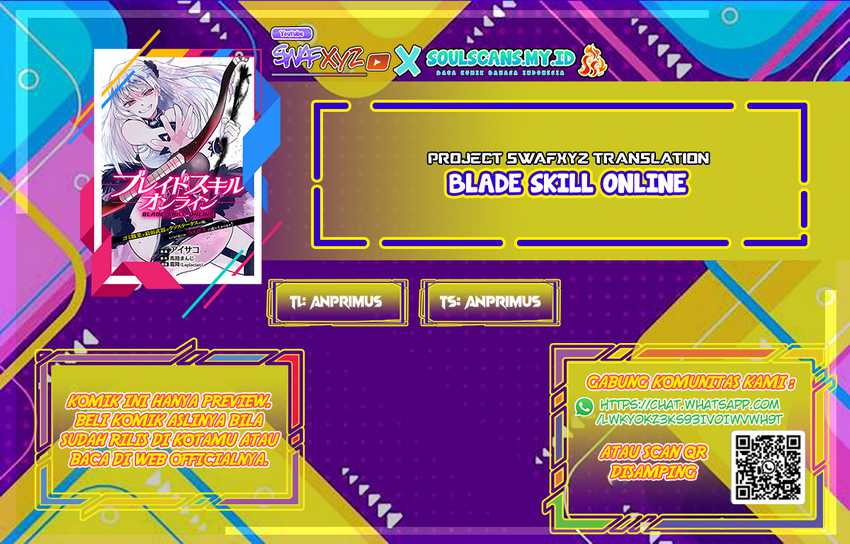 Baca Komik Blade Skill Online: Gomi Shokugyou de Saijaku Bukide Kuso Status no Ore, Itsunomanika “Last Boss” ni Nariagarimasu! Chapter 6 Gambar 1