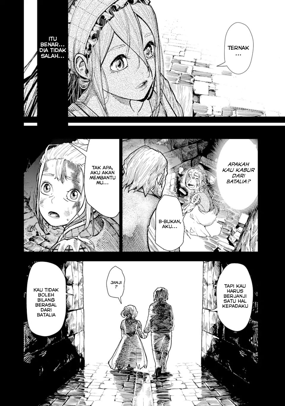 Blood-crawling Princess of a ruined Country Chapter 1.3 Gambar 3