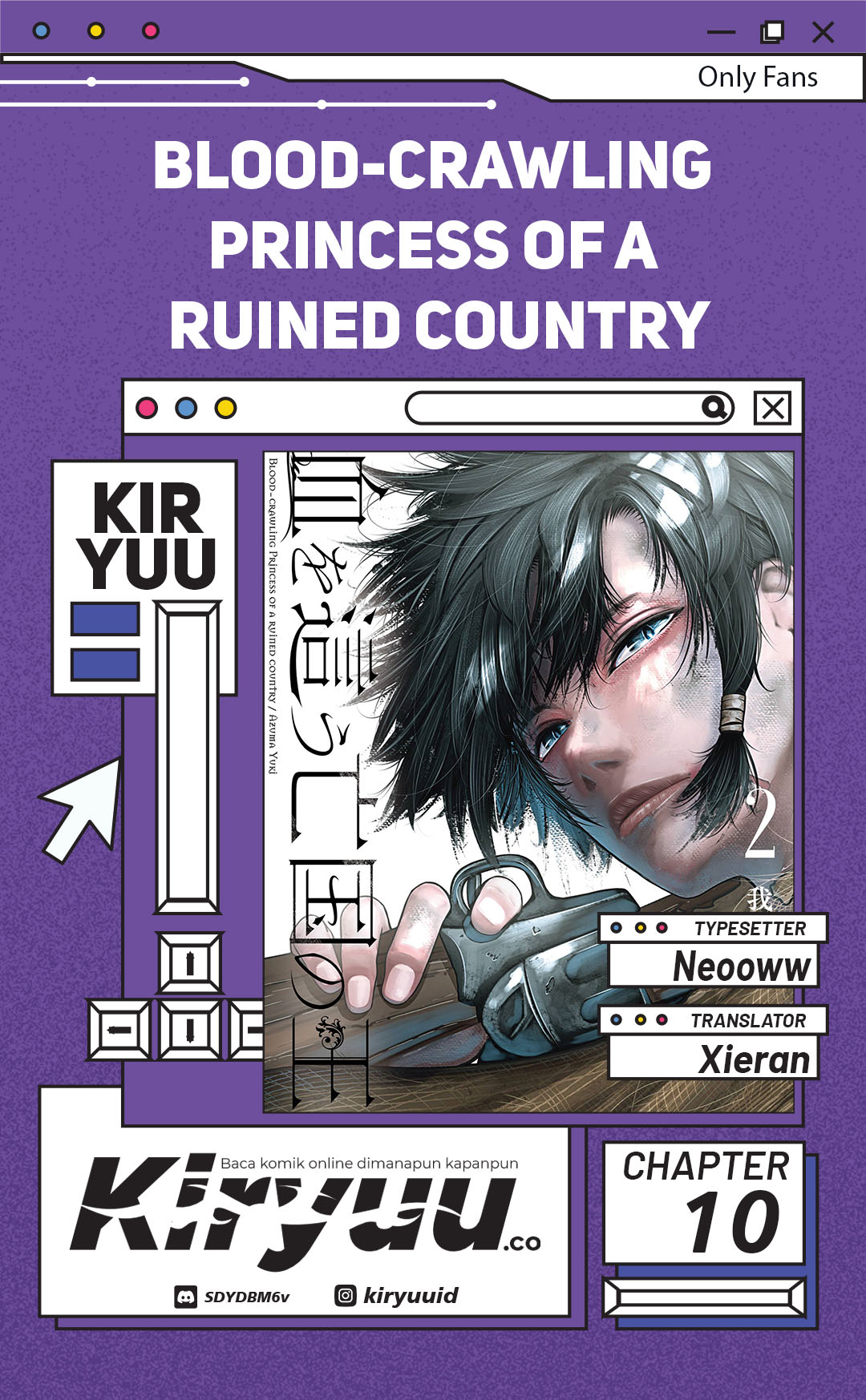 Baca Komik Blood-crawling Princess of a ruined Country Chapter 10 Gambar 1