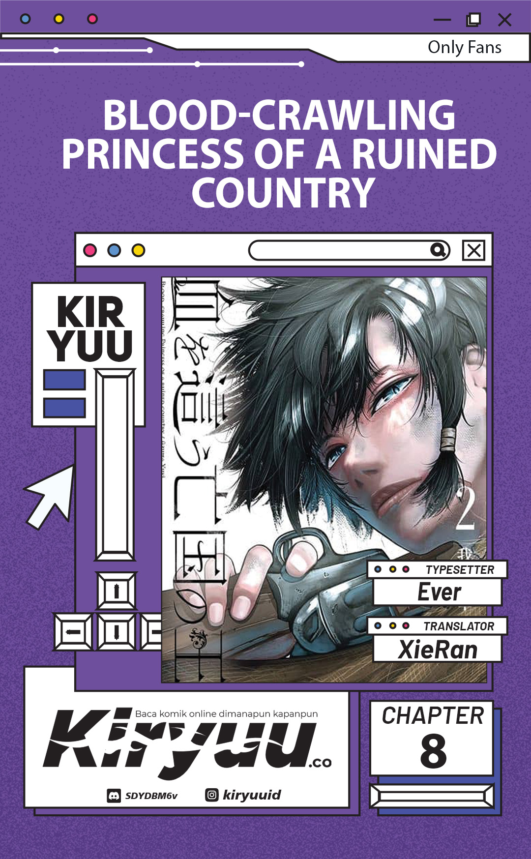 Baca Komik Blood-crawling Princess of a ruined Country Chapter 8 Gambar 1