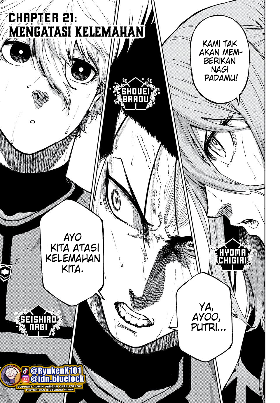 Baca Komik Blue Lock: Episode Nagi Chapter 21 Gambar 1