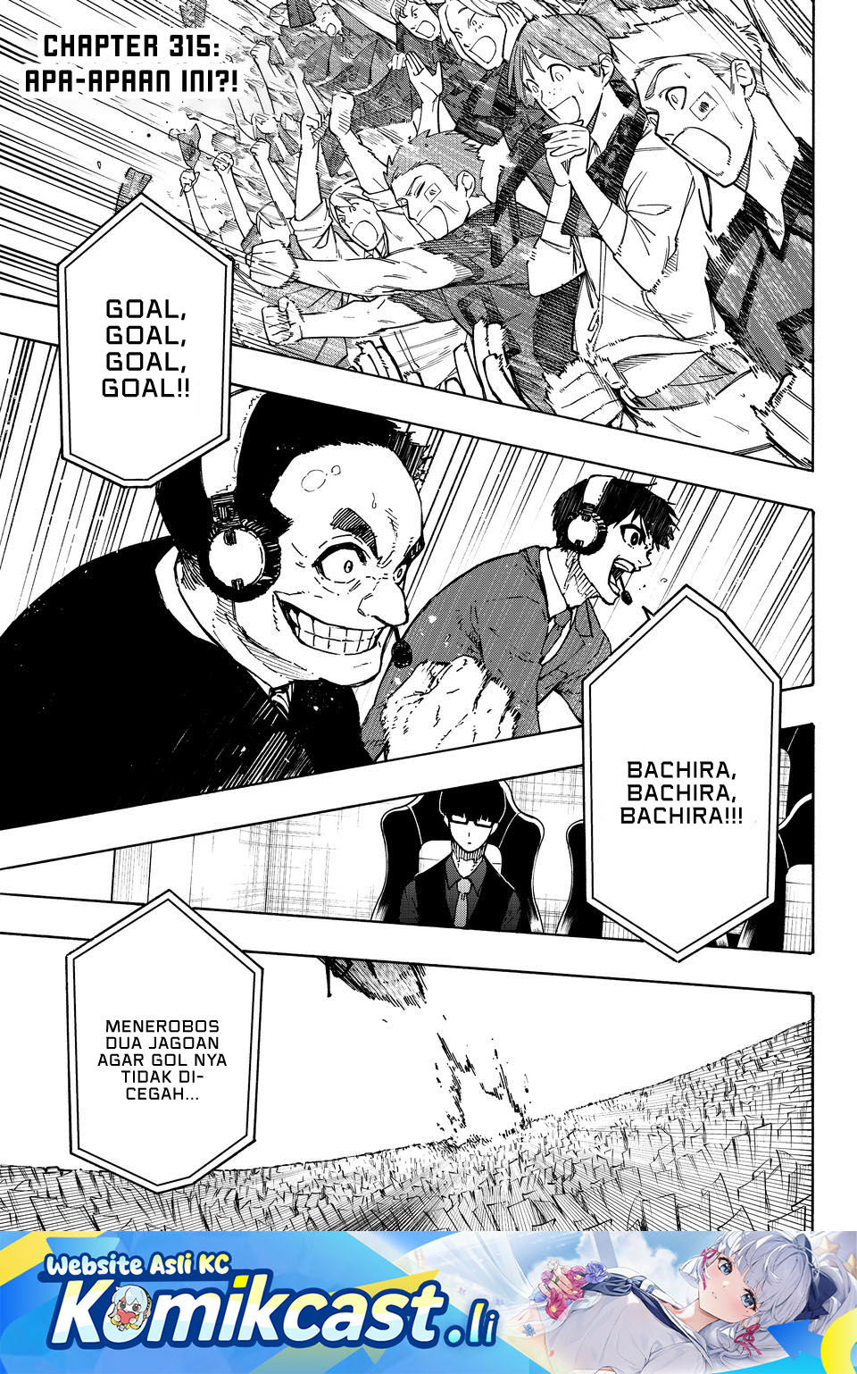 Baca Komik Blue Lock Chapter 315 Gambar 1