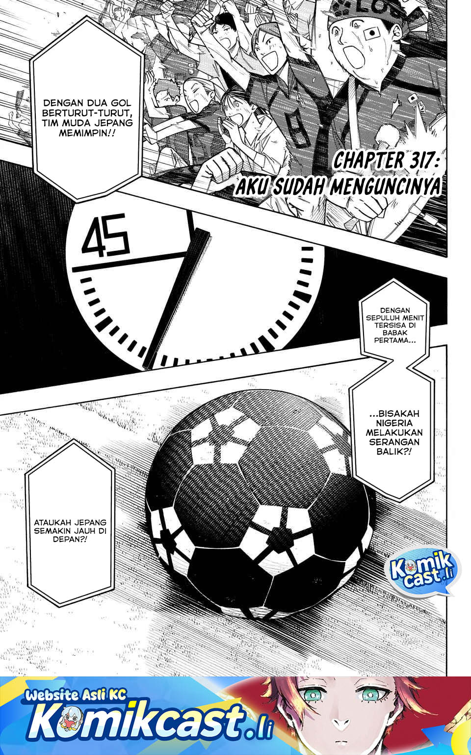 Baca Komik Blue Lock Chapter 317 Gambar 1