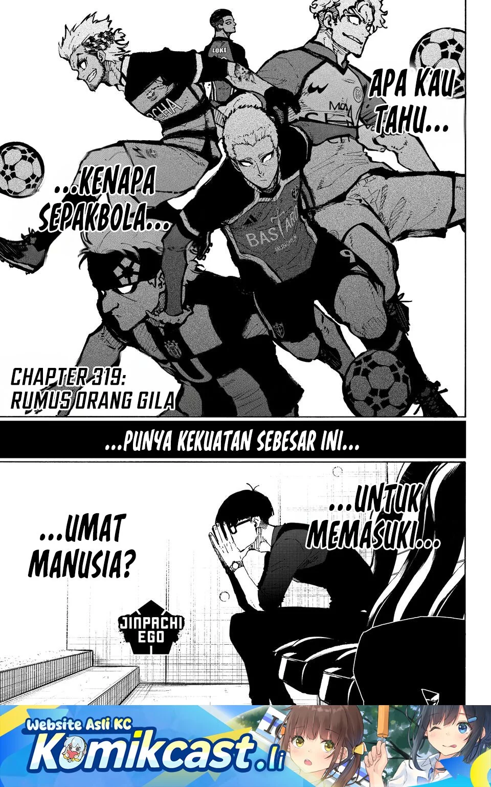 Baca Komik Blue Lock Chapter 319 Gambar 1