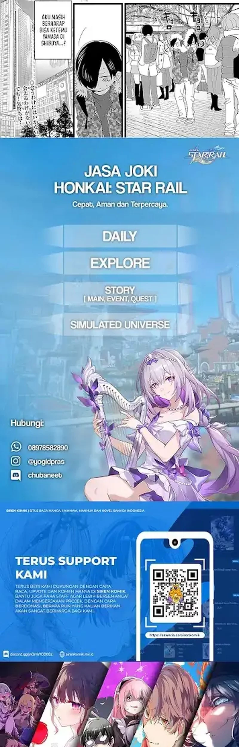 Boku no Kokoro no Yabai yatsu Chapter 167 Gambar 6