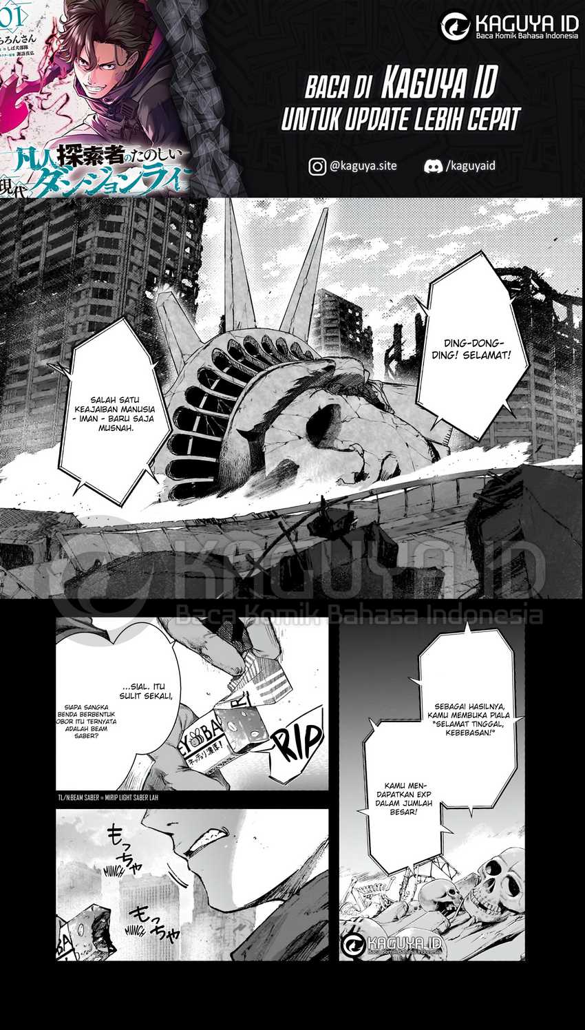 Baca  Bonjin Tansakusha no Tanoshii Gendai Dungeon Life Chapter 1.1 Gambar 2