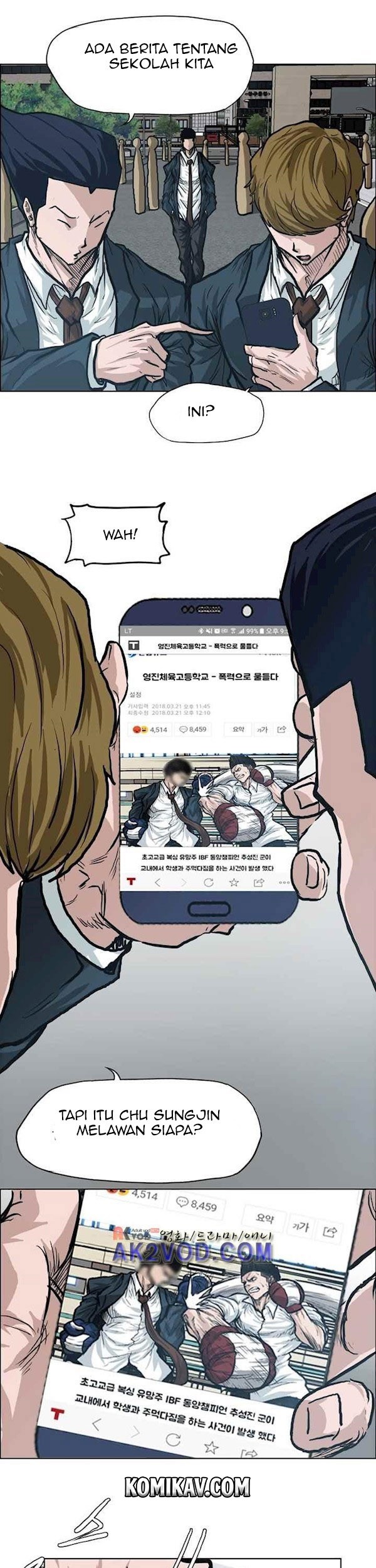 Boss in School Chapter 89 Gambar 32