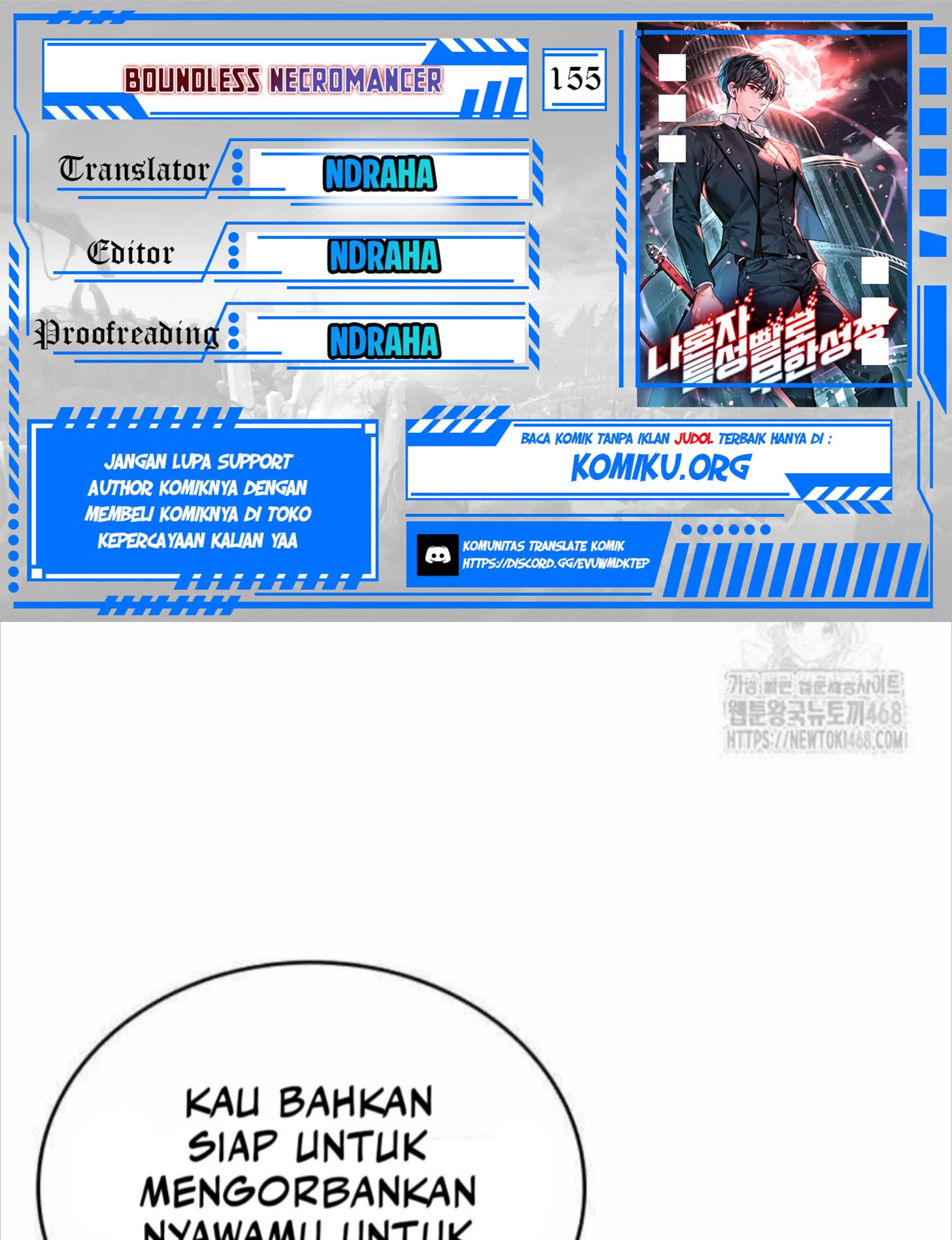 Baca Komik Boundless Necromancer Chapter 155 Gambar 1