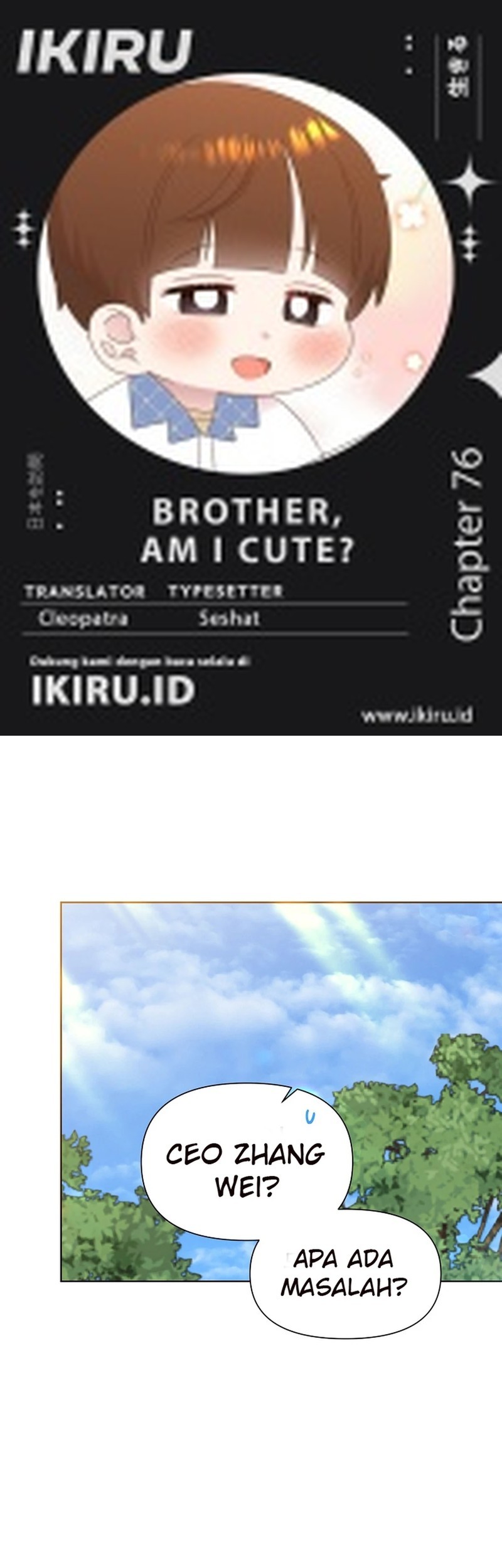 Baca Komik Brother, Am I Cute? Chapter 76 Gambar 1