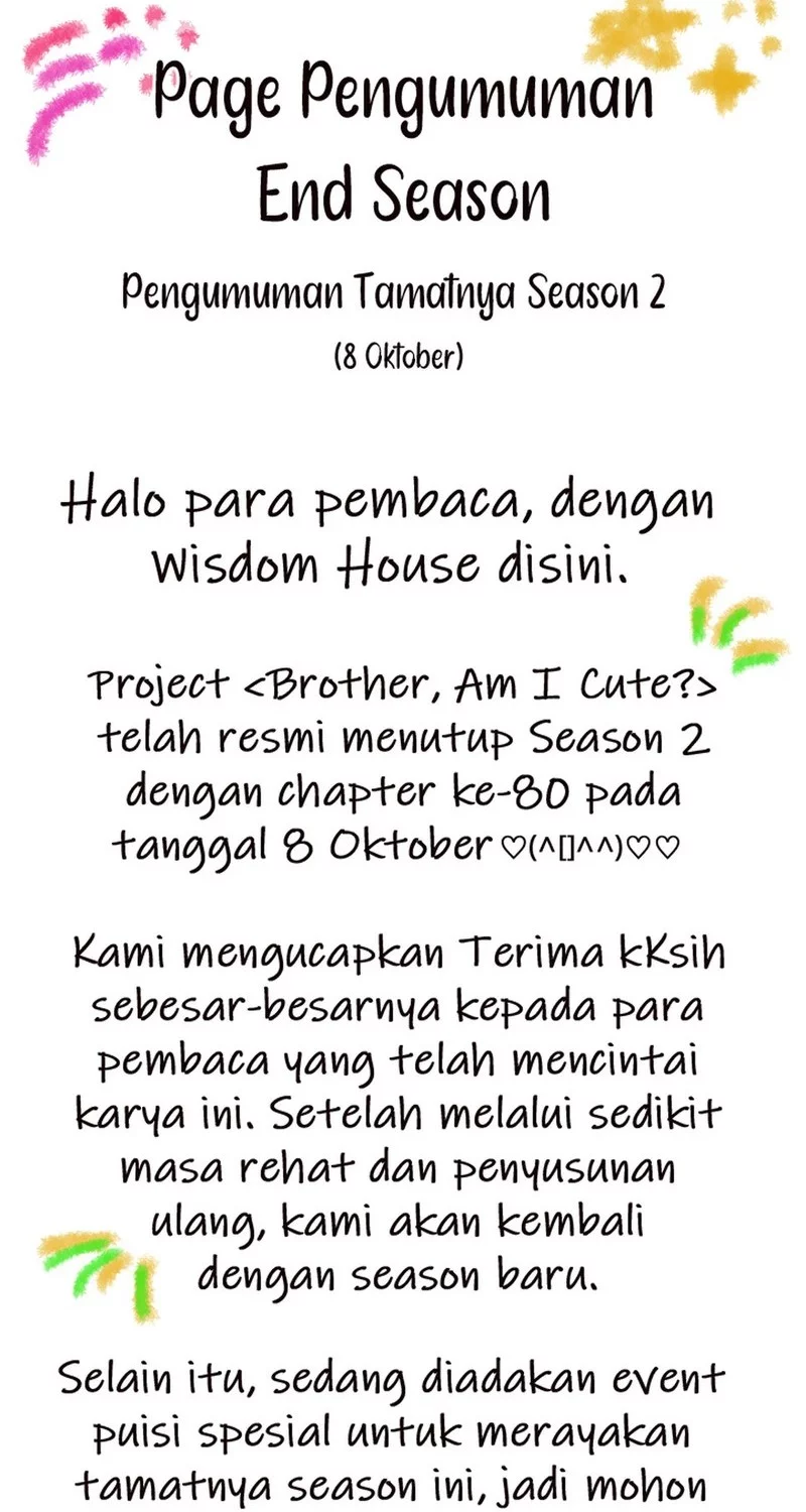 Brother, Am I Cute? Chapter 80 Gambar 66